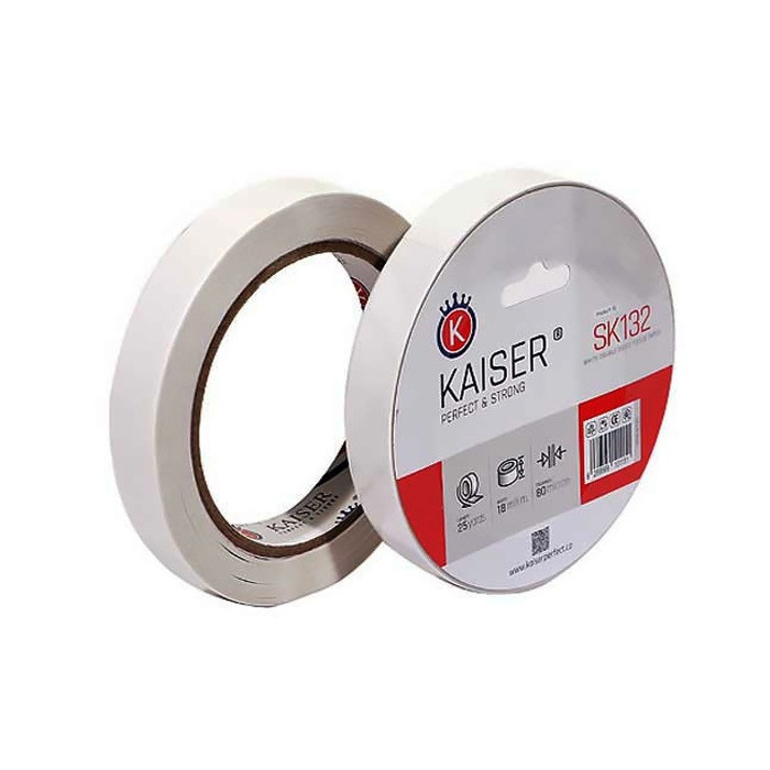 چسب دوطرفه سلولزی کایزر مدل SK132 (عرض 1.8 سانتی متر)
