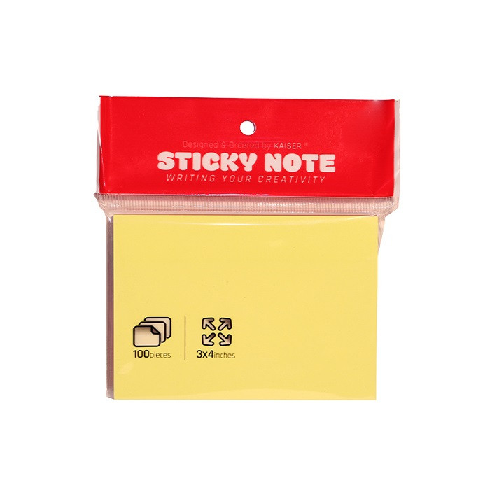 کاغذ یادداشت رنگی مدل SK381 (سایز 10*7.6 سانتی متر)